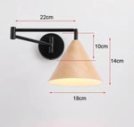 Applique Murale Nordique Luminaire Design Minimaliste. Ae Bûche 18Cm / Chine Pas D’ampoule Chambre