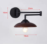 Applique Murale Nordique Luminaire Design Minimaliste. B Noyer 18Cm / Chine Pas D’ampoule Chambre