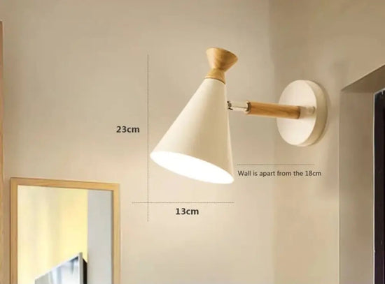 Applique Murale Nordique Lumineuse Et Élégante Blanc Chambre