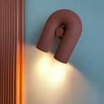 Applique Murale Nordique Minimaliste Design Bois Chambre