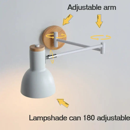 Applique Murale Nordique Pivotante Moderne Élégante Chambre