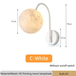 Applique Murale Nordique Scandinave Minimaliste Bois C Blanc Sans Interrupteur / Lumière Chaude