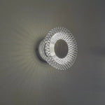 Applique Murale Nordique Suspension Minimaliste Bois Blanc / Lumière Froide Applique Chambre