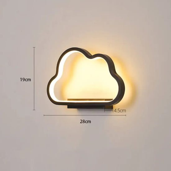 Applique Murale Nuage Lumineux Doux Chambre. A1 / Blanc Chaud (2700-3500K) Chambre