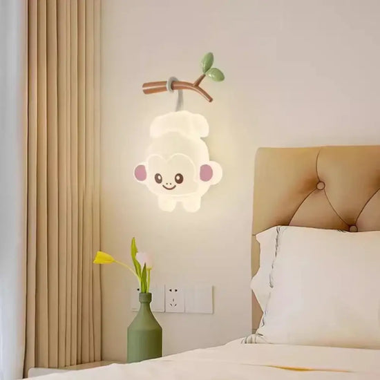 Applique Murale Ours Lumineux Chambre Enfant. Applique