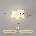 Applique Murale Ours Lumineux Chambre Enfant. B / 3 Températures De Couleur Applique