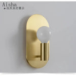 Applique Murale Ovale Scandinave Élégante Design. Applique Chambre