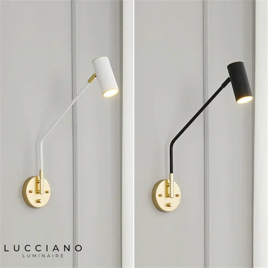 Applique Murale Pivotante Design Lumineuse Élégante Chambre