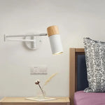 Applique Murale Pliante Design Bois Chic Éclairage Chambre