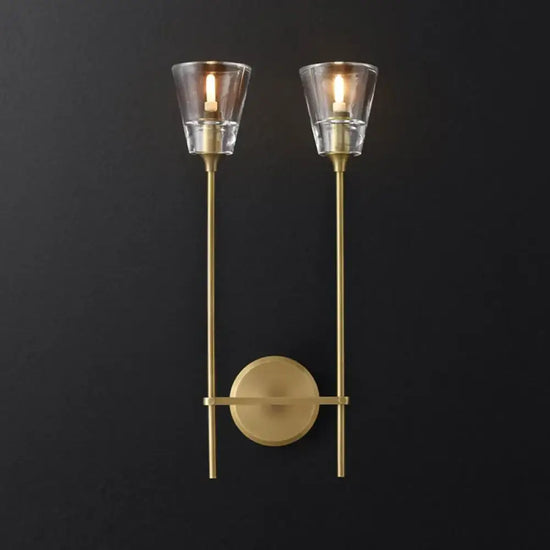 Applique Murale Postmoderne Élégante Et Sophistiquée Or H50 L25Cm Chambre