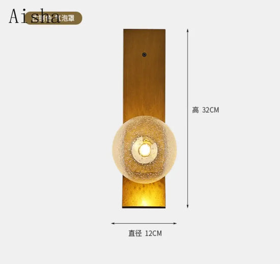 Applique Murale Postmoderne: Sculpture Lumineuse Minimaliste. Chambre