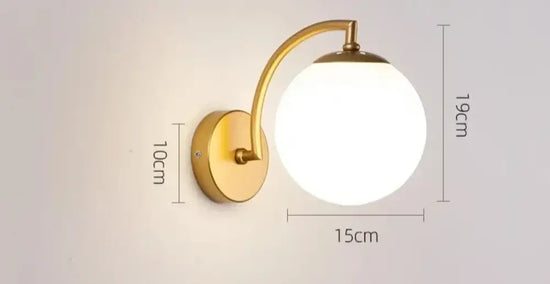 Applique Murale Pour Salon Globe Verre