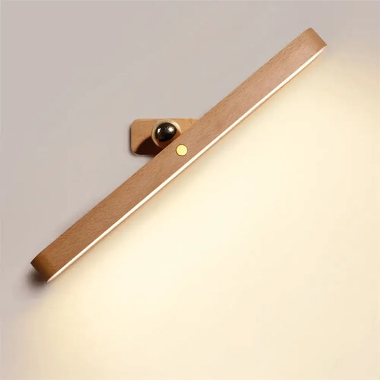 Applique Murale Rechargeable Lumineux Maquillage Élégant Bois 1 Pièce Chambre