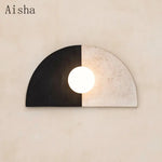 Applique Murale Résine Brute Élégance Minimaliste. Chambre