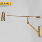 Applique Murale Rétractable: Design Moderne Lumière Élégante Or Avec Interrupteur Chambre