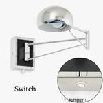Applique Murale Rétractable Élégante Lumière Ajustable Chambre