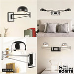 Applique Murale Rétractable Élégante Lumière Ajustable Chambre
