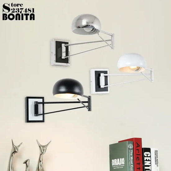 Applique Murale Rétractable Élégante Lumière Ajustable Chambre