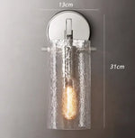 Applique Murale Rétro - Design Vintage Chic Court-Chrome Chambre