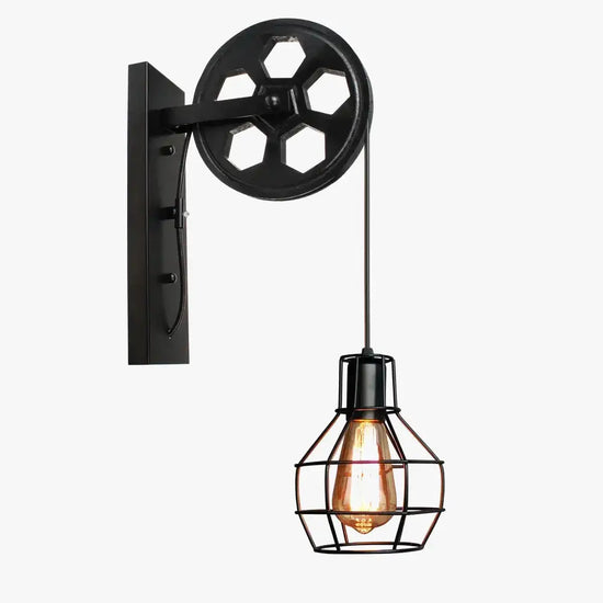 Applique Murale Rétro Industrielle Design Métal Vintage. Chambre