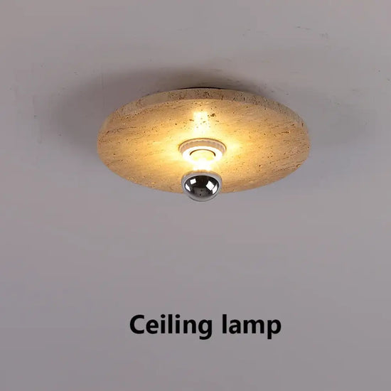 Applique Murale Rétro Lumière Design Pierre Contemporaine Lampe De Plafond / Blanc Froid