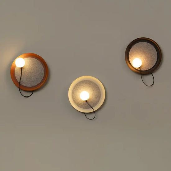 Applique Murale Ronde Design Minimaliste Scandinave Chambre