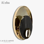 Applique Murale Ronde Élégante Design Contemporain Chambre