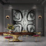 Applique Murale Ronde Élégante Design Contemporain Chambre