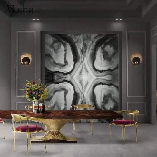 Applique Murale Ronde Élégante Design Contemporain Chambre