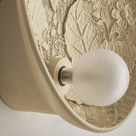 Applique Murale Ronde Élégante Vintage Verre. Applique Chambre