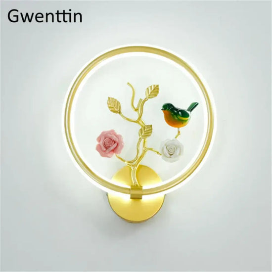 Applique Murale Ronde Lumineux Design Nature Ae Lumière Blanche Applique Chambre