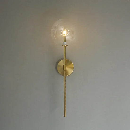 Applique Murale Ronde Verre Design Scandinave Élégant Chambre