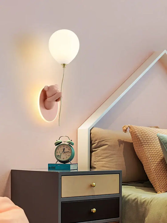 Applique murale rose a led