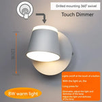Applique Murale Rotative Design Contemporain Élégant Blanc-3000K-Touch / C.a. 110 V Chambre