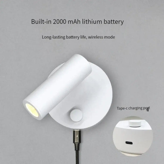 Applique Murale Rotative Élégante Design Moderne Chambre