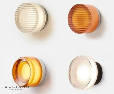 Aplique de Pared Naranja Acogedor Para Salón
