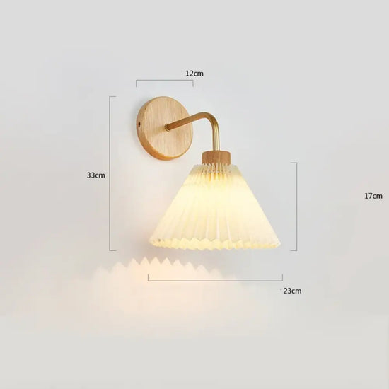 Applique Murale Shabby Bois et Tissu