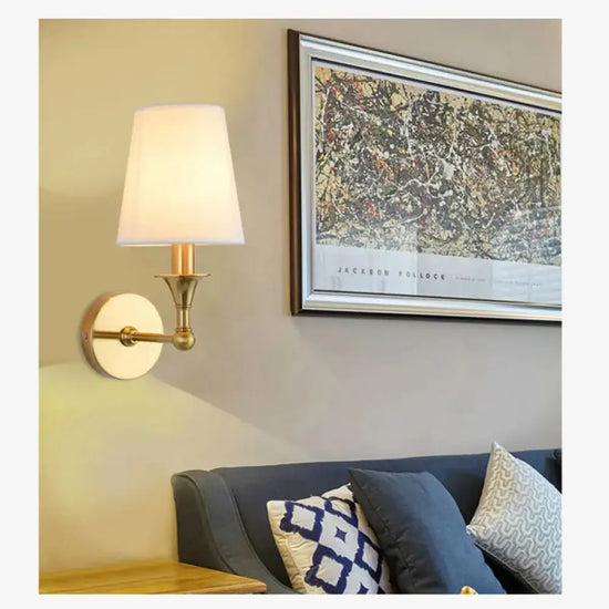 Applique Murale Simple Et Élégante Cuivrée Chambre