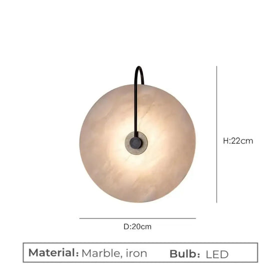 Applique Murale Simple Marbre Lumineux Élégant A / 21Cm Warm White (2700-3500K) Chambre