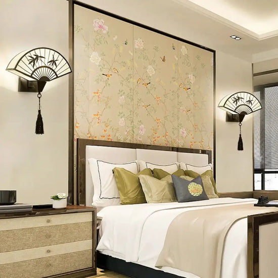 Applique Murale Style Chinois Élégante Atmosphère Orientale Chambre
