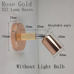 Applique Murale Vintage Déco Industrielle Rétro Or Rose / Lumière Chaude Led 7 W Applique Chambre