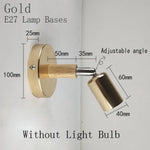 Applique Murale Vintage Déco Industrielle Rétro Or / Sans Ampoule Applique Chambre