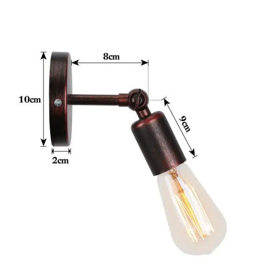 Applique Murale Vintage Design Rétro Élégant G Chambre