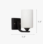 Applique Murale Vintage Élégante Design Métal Rétro Chambre