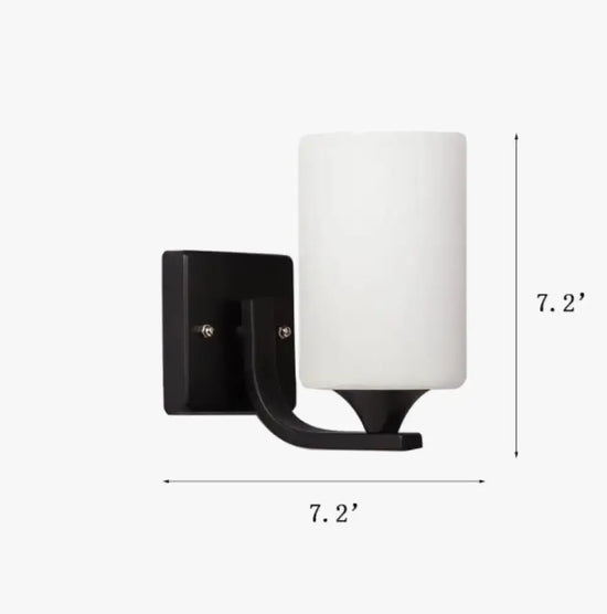 Applique Murale Vintage Élégante Design Métal Rétro Chambre