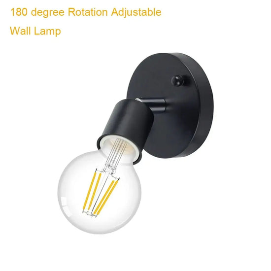 Applique Murale Vintage Élégante Rétro Lumière W02-1-G80 Chambre