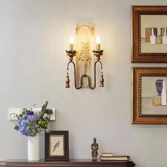 Applique Murale Vintage Industrielle Artisanale Élégante Chambre