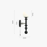 Applique Murale Vintage Rustique Luminaire Élégant Chambre