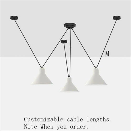 Art: Lustre Led Design Suspendu Blanc - 3 Lampes A Luminaire Chambre