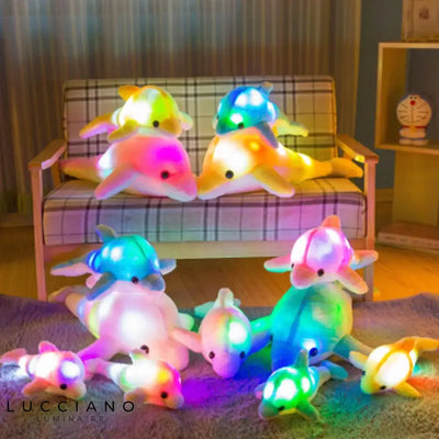 Soft Plush Dolphin Shaped Light Up Cushion